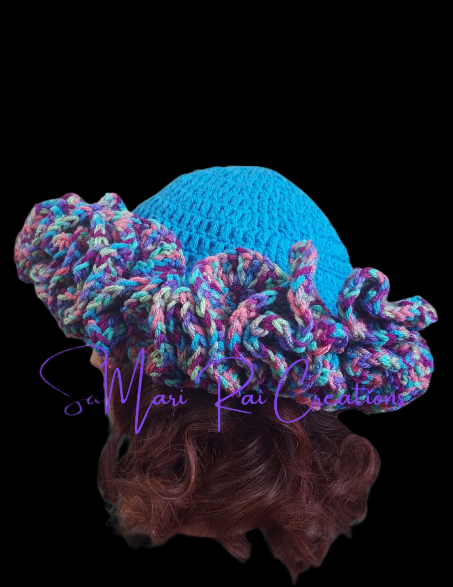 Crochet Ruffle Hat
