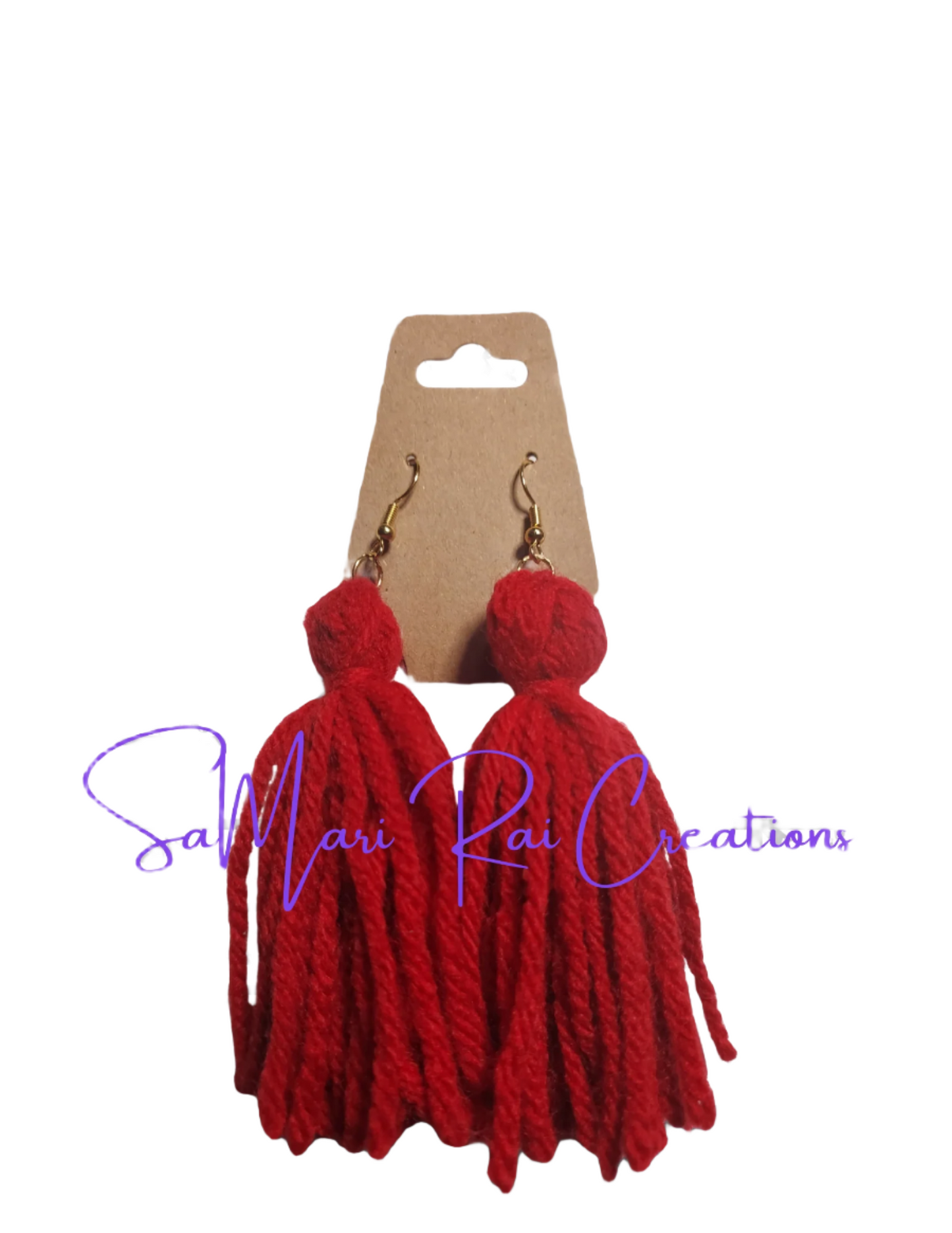 Crochet Tassle Earrings