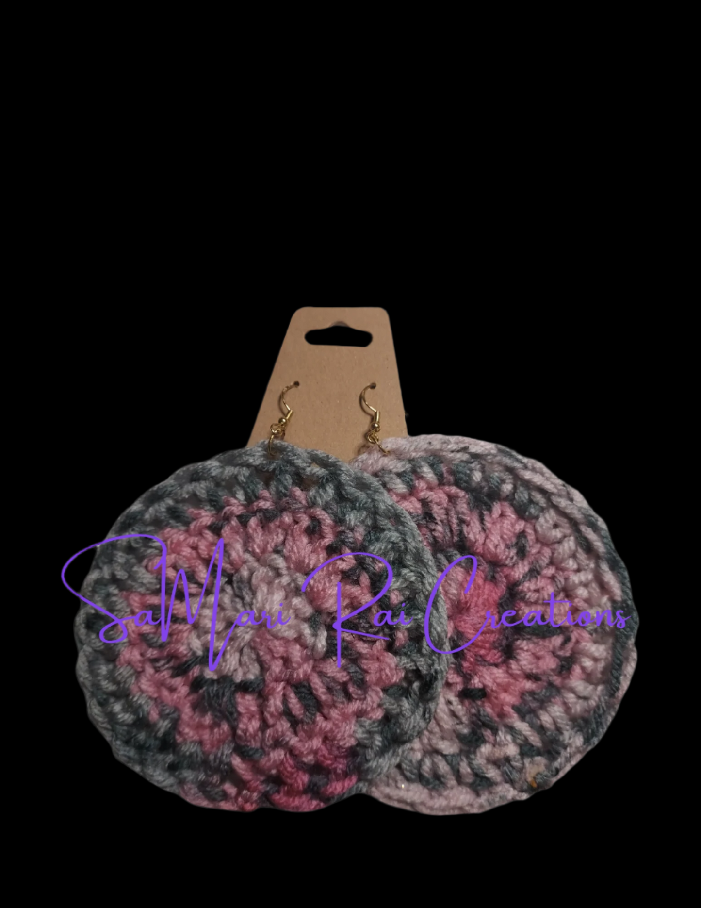 Crochet Round-About Earrings