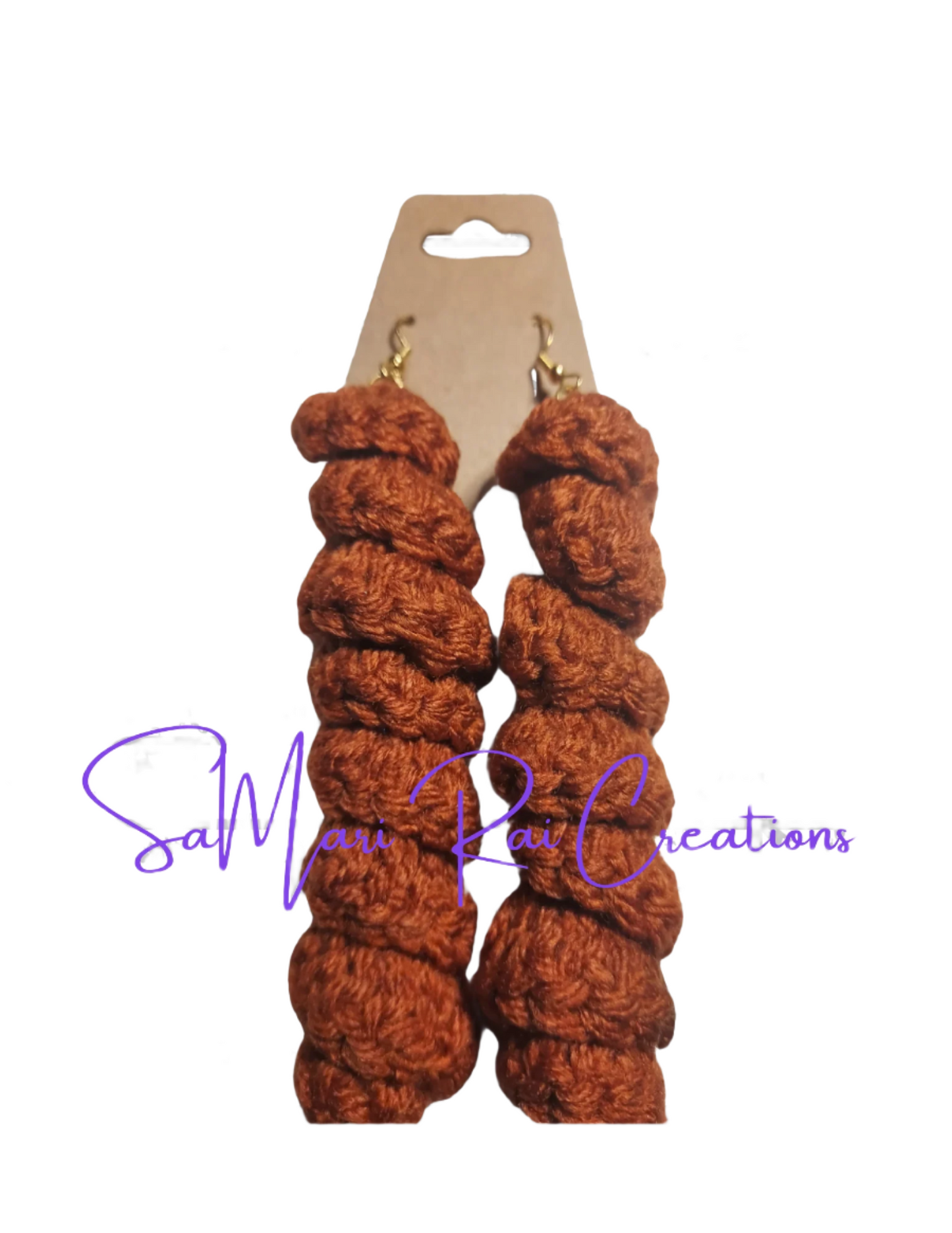 Crochet Spiral Earrings