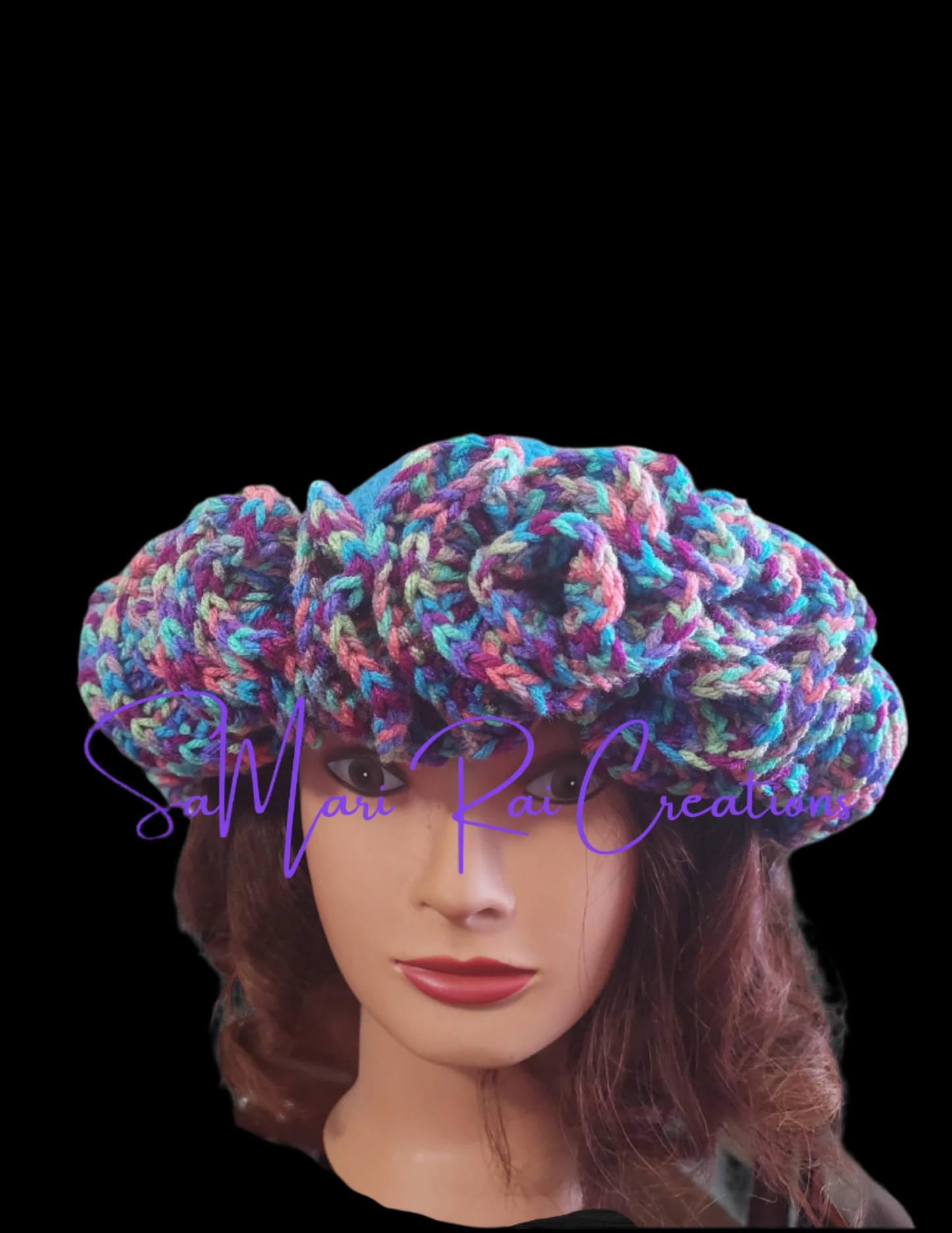 Crochet Ruffle Hat